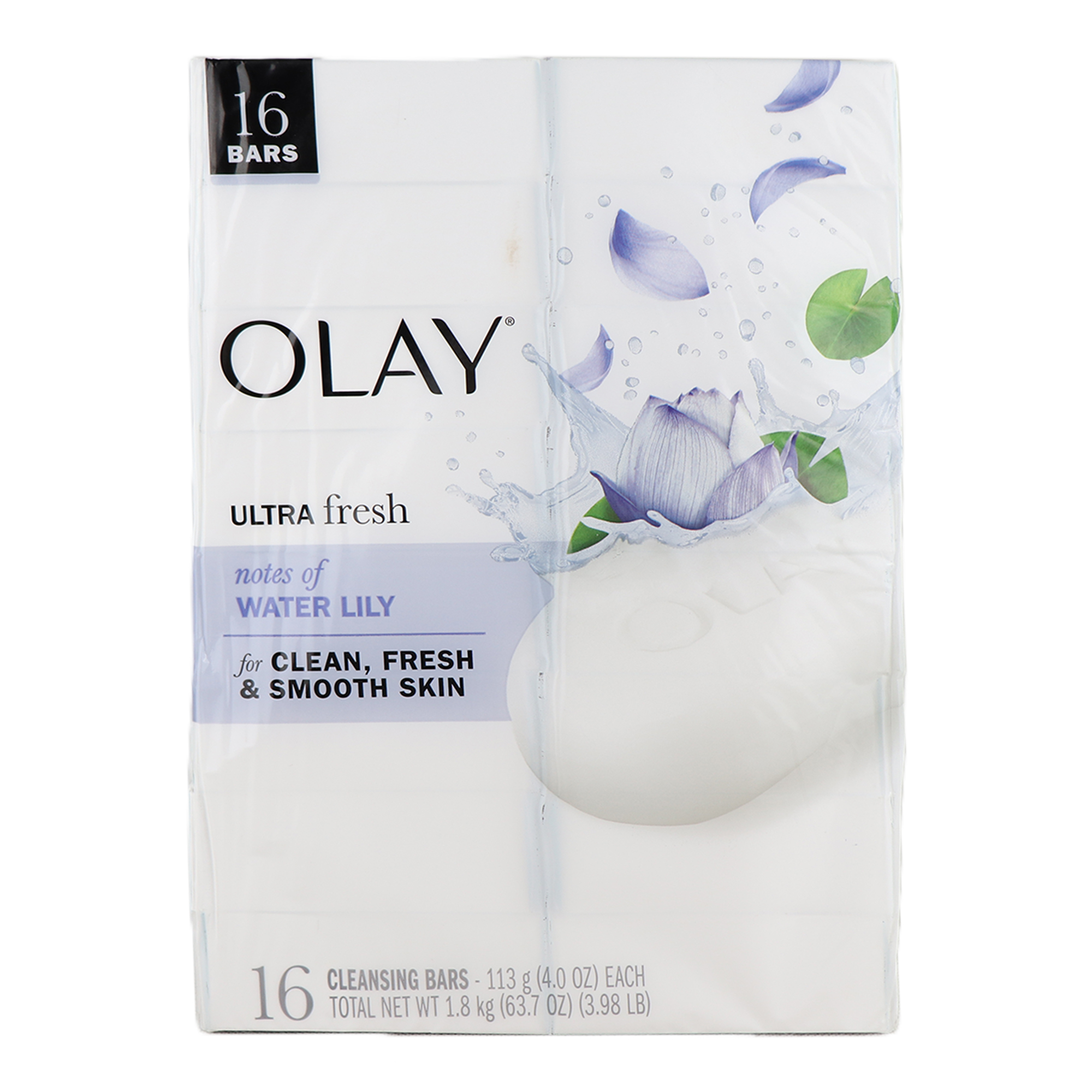 Olay Ultra Fresh Waterlily Cleansing Bar Soap 16pcs Olay Ultra Fresh Waterlily Cleansing Bar Soap 16pcs